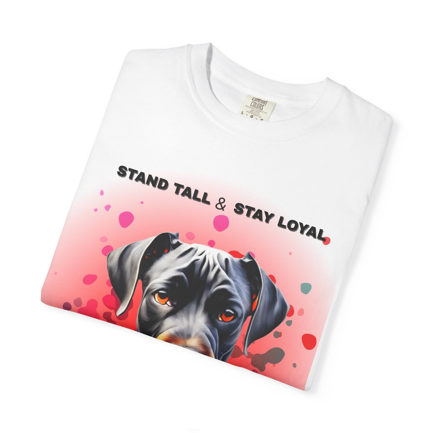Stand Tall Rottie – Loyalty in Glitch Tee (Limited Drop)