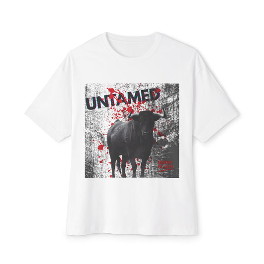 Oversized Tee - UNTAMED Limited Edition Streetwear Bull Tee by Benny Blush