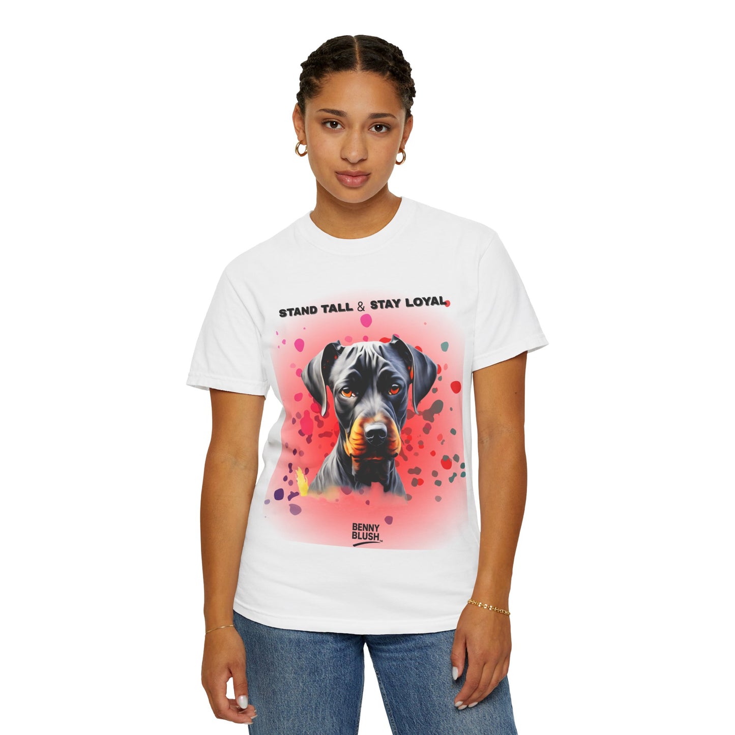 Stand Tall Rottie – Loyalty in Glitch Tee (Limited Drop)