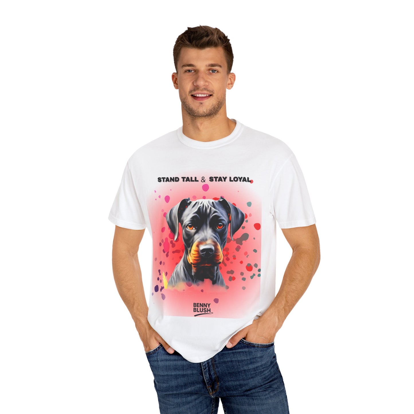 Stand Tall Rottie – Loyalty in Glitch Tee (Limited Drop)